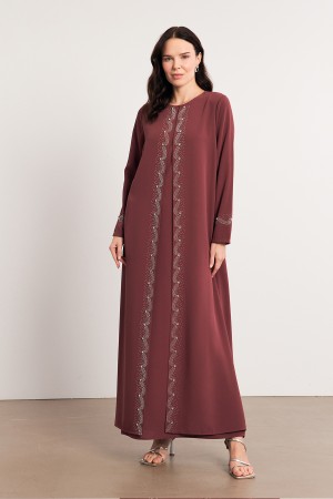 Lavin Plus Size Evening Dress - Dusty Rose